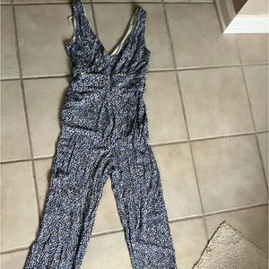 Blue/flora Francesca’s jumpsuit!